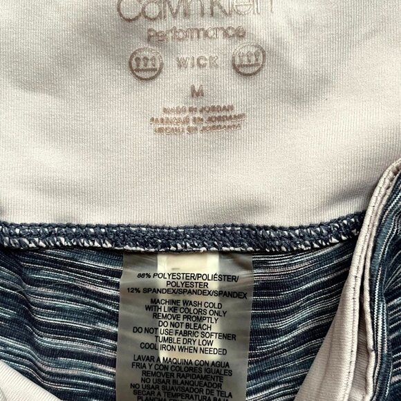 CALVIN KLEIN Performance Ombre High-Waist Leggings - Size Medium - Picture 3 of 4